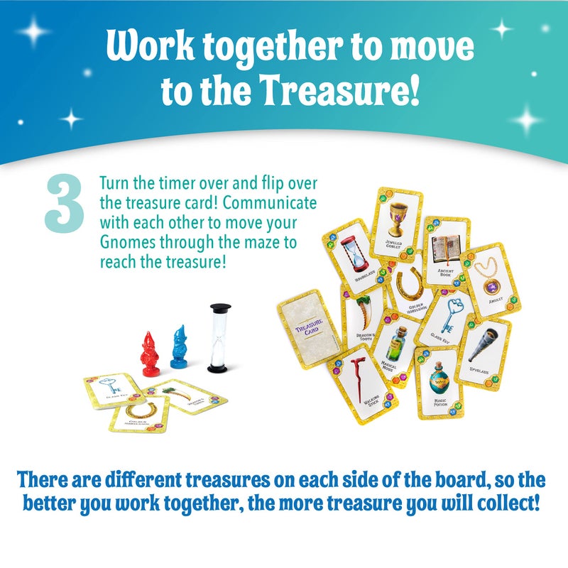 Peaceable Kingdom Gnomes at Night A Cooperative Maze Game for 2 to 4 Kids Ages 6+ - Image 4